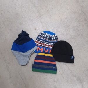 GAP Kids Winter Hat Collection - Blue, Black, Multicolor